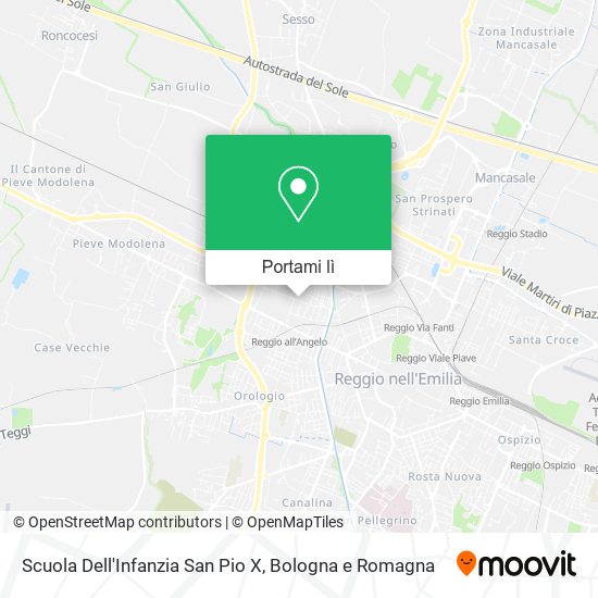 Mappa Scuola Dell'Infanzia San Pio X