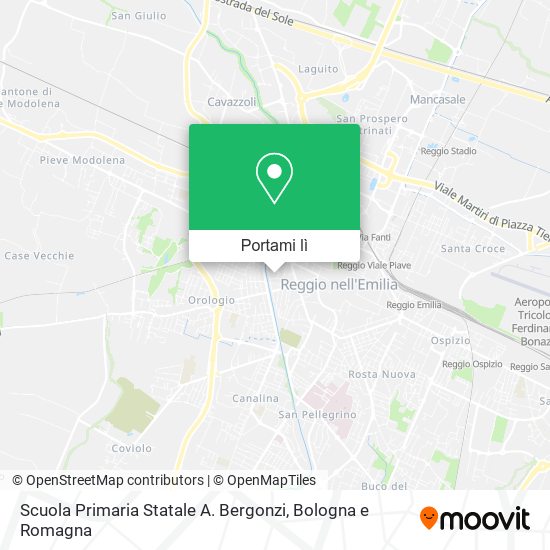 Mappa Scuola Primaria Statale A. Bergonzi