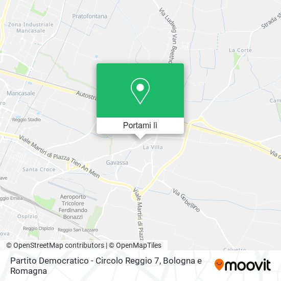 Mappa Partito Democratico - Circolo Reggio 7