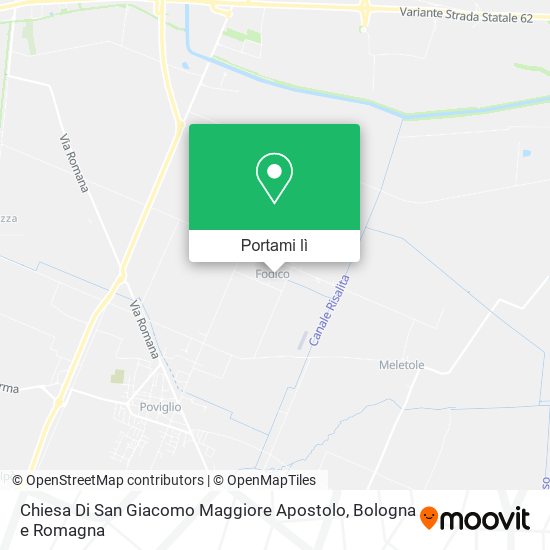 Mappa Chiesa Di San Giacomo Maggiore Apostolo