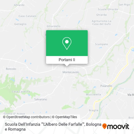 Mappa Scuola Dell'Infanzia ""L'Albero Delle Farfalle""