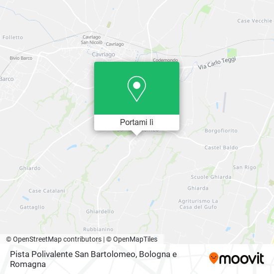 Mappa Pista Polivalente San Bartolomeo
