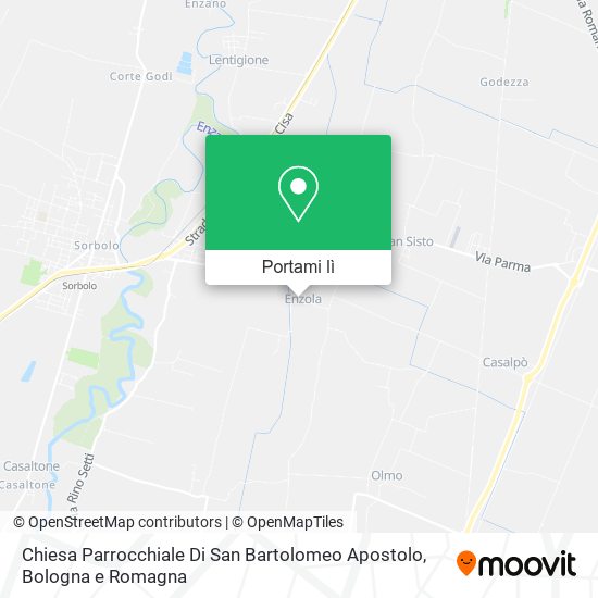 Mappa Chiesa Parrocchiale Di San Bartolomeo Apostolo