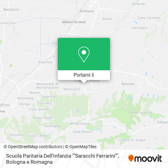 Mappa Scuola Paritaria Dell'Infanzia ""Saracchi Ferrarini""