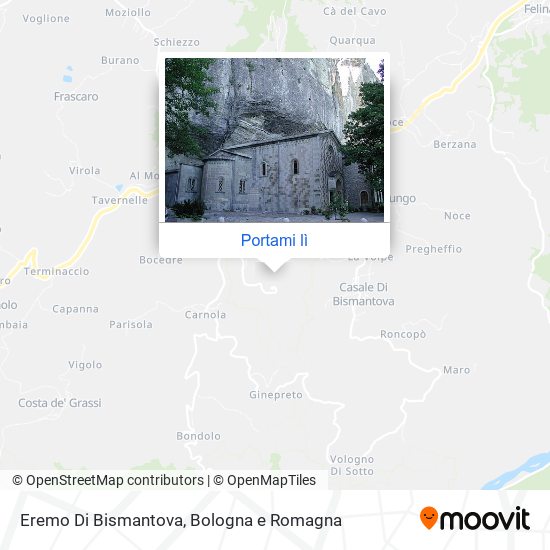 Mappa Eremo Di Bismantova