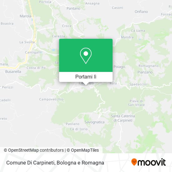 Mappa Comune Di Carpineti