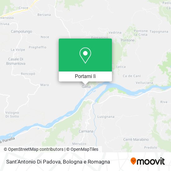 Mappa Sant'Antonio Di Padova