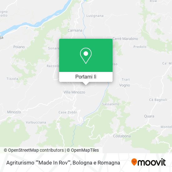 Mappa Agriturismo ""Made In Rov""