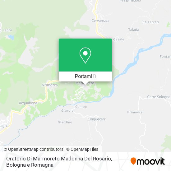 Mappa Oratorio Di Marmoreto Madonna Del Rosario