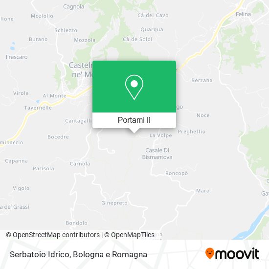 Mappa Serbatoio Idrico
