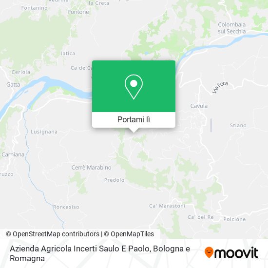 Mappa Azienda Agricola Incerti Saulo E Paolo