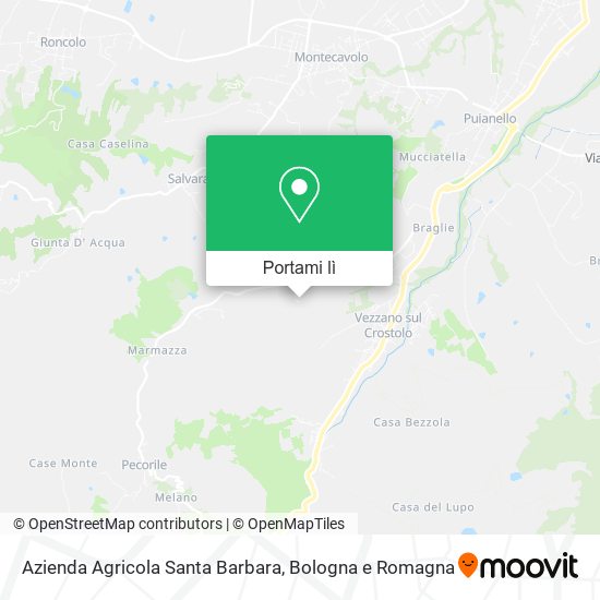Mappa Azienda Agricola Santa Barbara