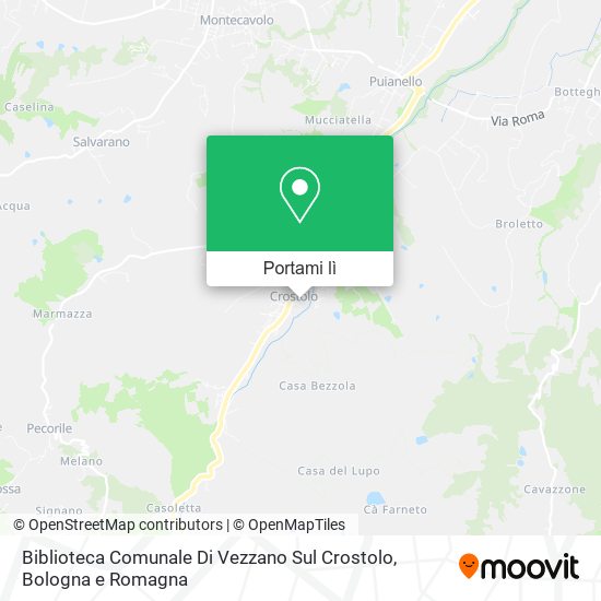 Mappa Biblioteca Comunale Di Vezzano Sul Crostolo