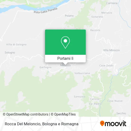 Mappa Rocca Del Meloncio