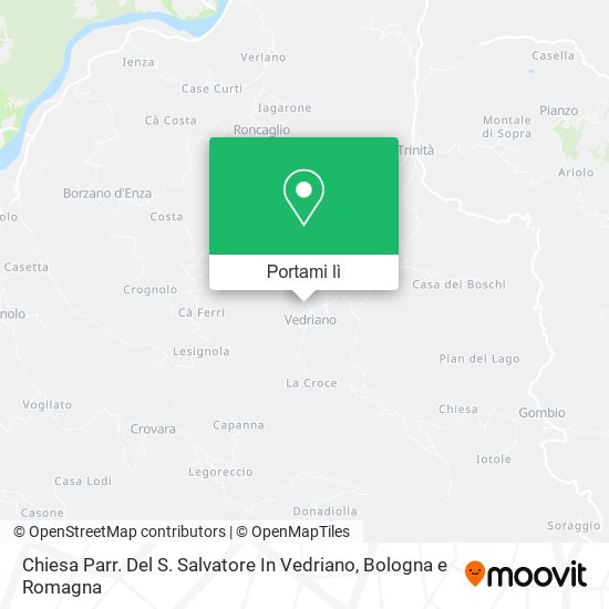 Mappa Chiesa Parr. Del S. Salvatore In Vedriano