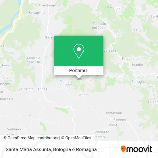 Mappa Santa Maria Assunta