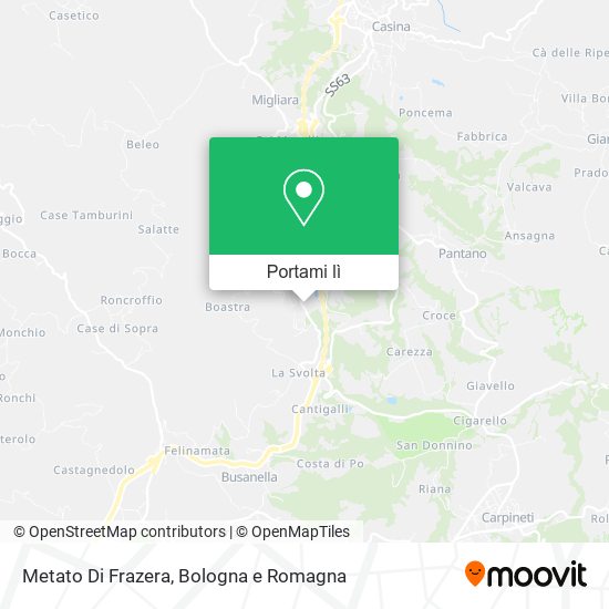 Mappa Metato Di Frazera