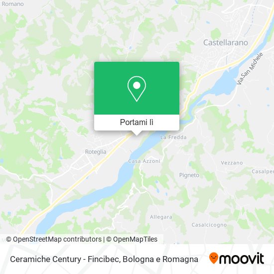 Mappa Ceramiche Century - Fincibec