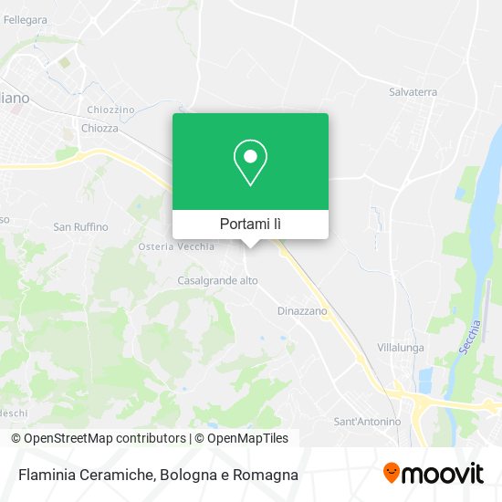 Mappa Flaminia Ceramiche