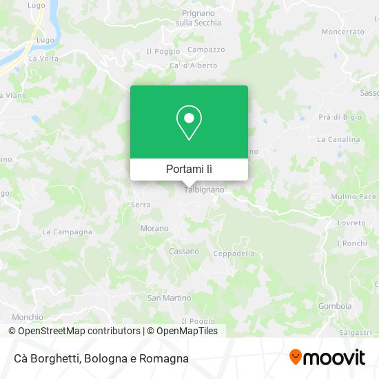 Mappa Cà Borghetti
