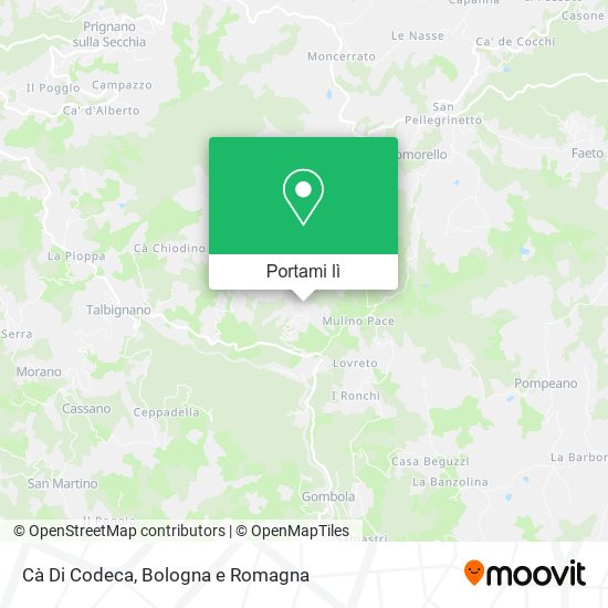 Mappa Cà Di Codeca