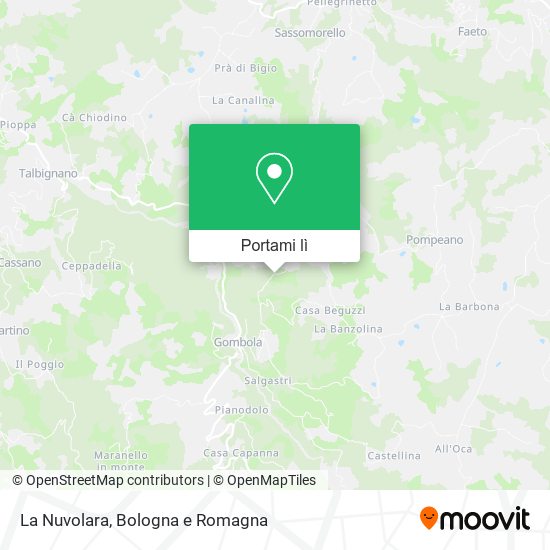 Mappa La Nuvolara
