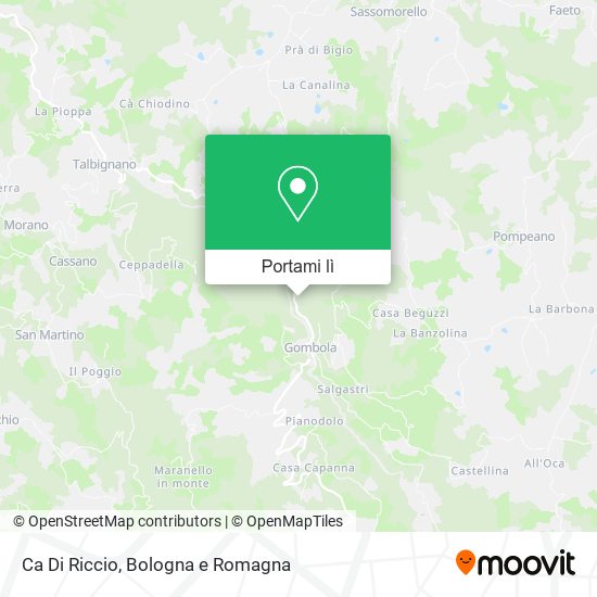 Mappa Ca Di Riccio