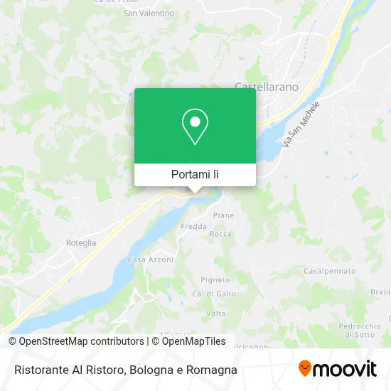 Mappa Ristorante Al Ristoro