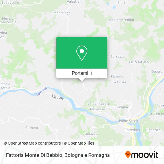 Mappa Fattoria Monte Di Bebbio