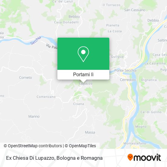Mappa Ex Chiesa Di Lupazzo