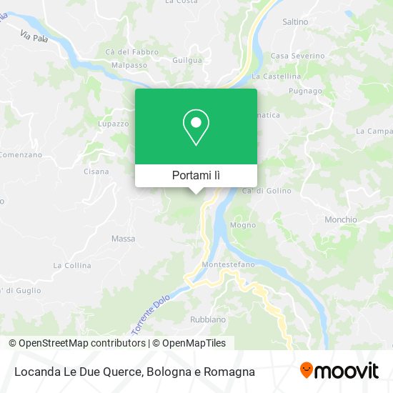 Mappa Locanda Le Due Querce