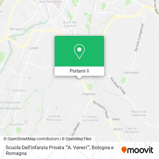 Mappa Scuola Dell'Infanzia Privata ""A. Veneri""