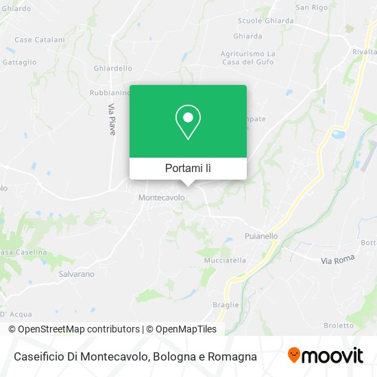 Mappa Caseificio Di Montecavolo