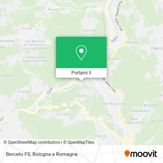 Mappa Berceto FS