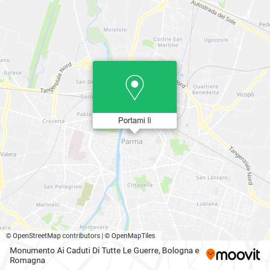 Mappa Monumento Ai Caduti Di Tutte Le Guerre