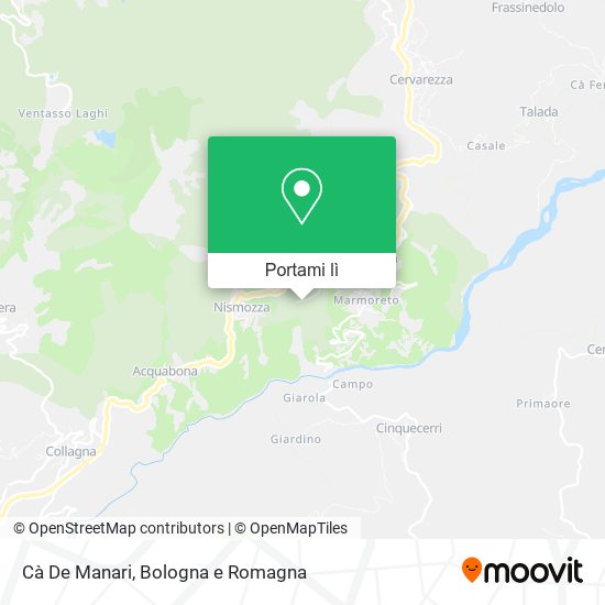 Mappa Cà De Manari