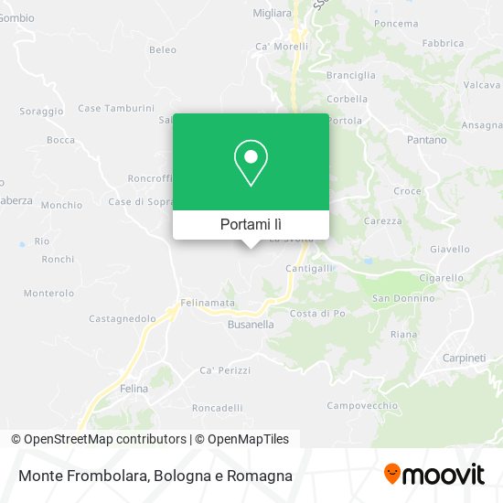 Mappa Monte Frombolara