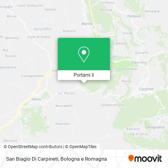 Mappa San Biagio Di Carpineti
