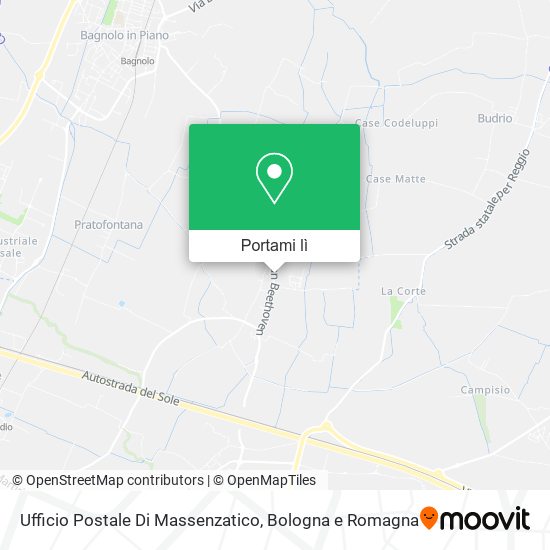 Mappa Ufficio Postale Di Massenzatico