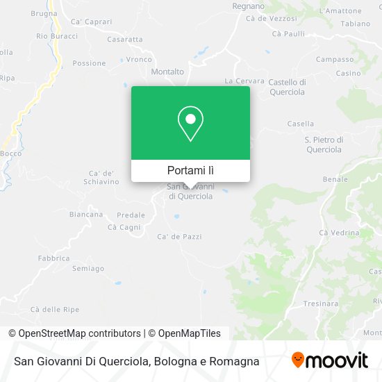 Mappa San Giovanni Di Querciola