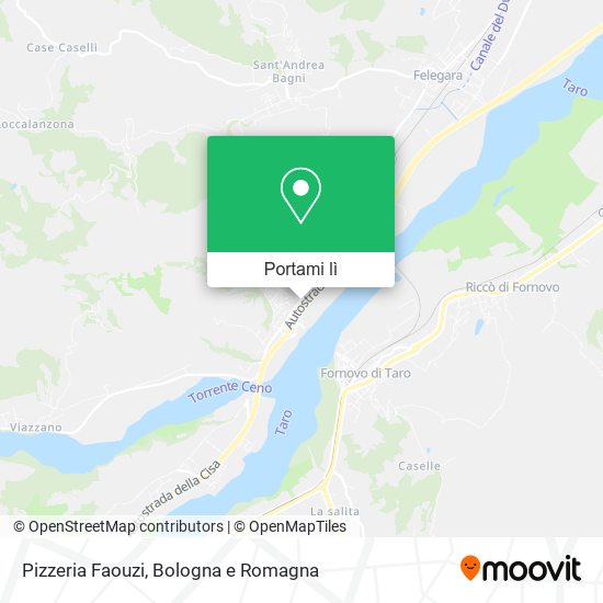 Mappa Pizzeria Faouzi