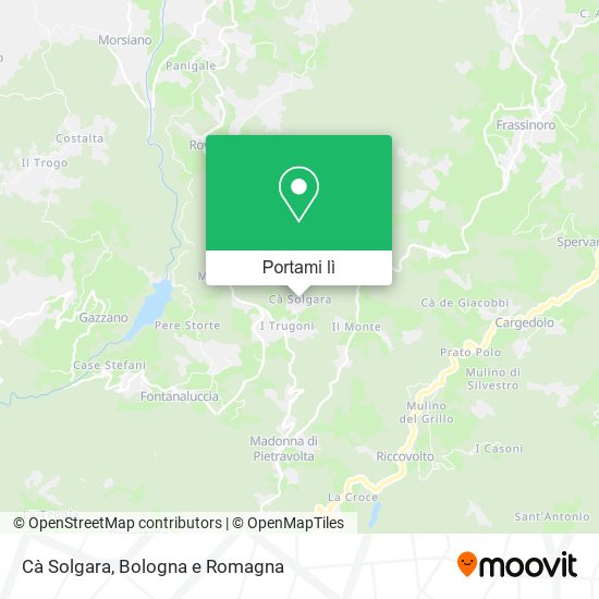 Mappa Cà Solgara