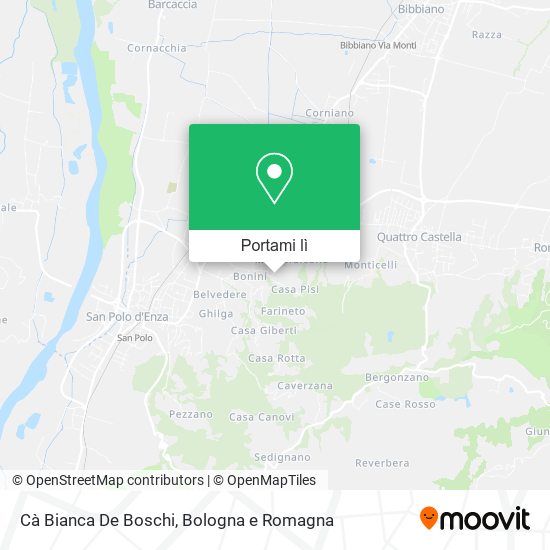 Mappa Cà Bianca De Boschi