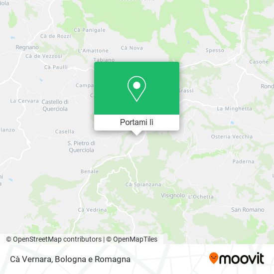 Mappa Cà Vernara
