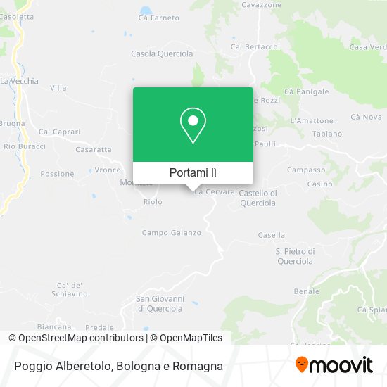 Mappa Poggio Alberetolo