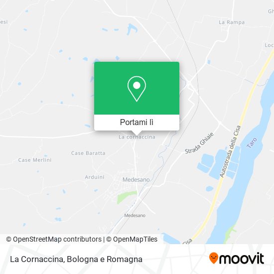 Mappa La Cornaccina