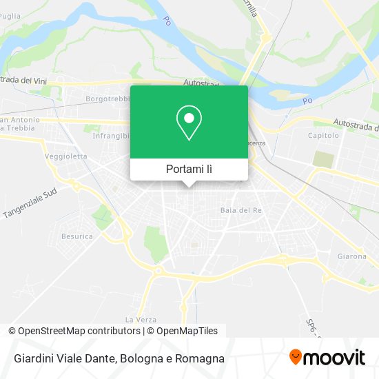 Mappa Giardini Viale Dante