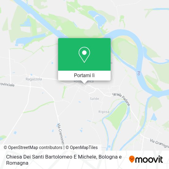 Mappa Chiesa Dei Santi Bartolomeo E Michele