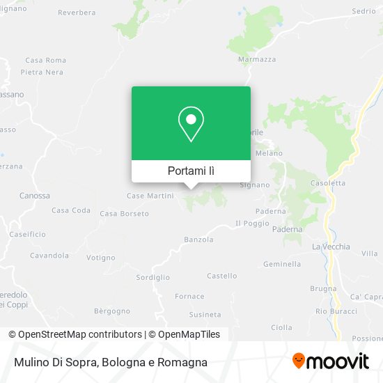 Mappa Mulino Di Sopra