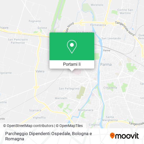 Mappa Parcheggio Dipendenti Ospedale